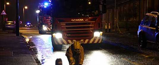 Image for Man burned in fire story